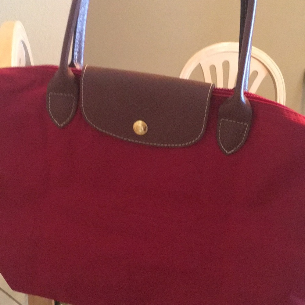 Longchamp red bag